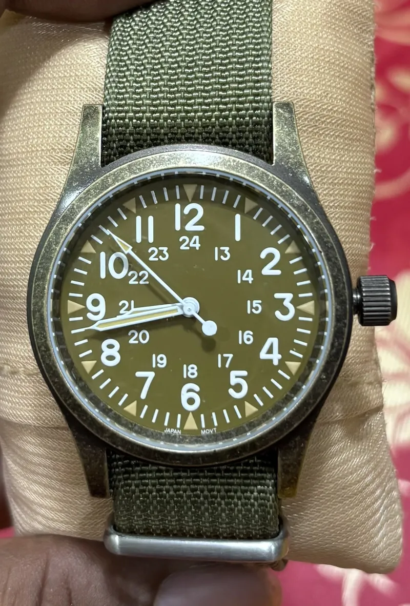 Militado 38mm PVD Bronze Military ML05